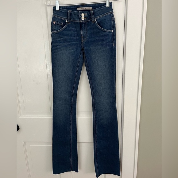Hudson Beth Majesty Bootcut Jeans Dark Wash Size 24 Retro Western Rodeo Boho - Picture 3 of 15